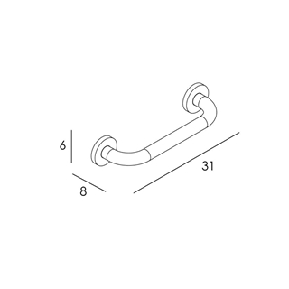 Asa de seguridad 31 cm serie CORE acabado negro mate - Imagen 2