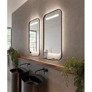 Espejo LED luz retroiluminada con salida frontal,Cargador Wireless integrado modelo CONCEPT - Imagen 1