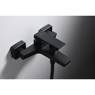 Griferia de baño monomando serie ART acabado negro mate - Imagen 2