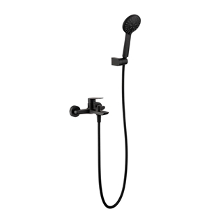 Griferia para baño/ducha monomando serie BELGICA acabado negro mate - Imagen 1