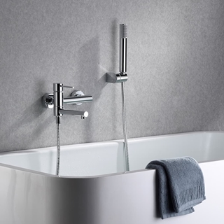 Griferia para baño / ducha monomando serie MILOS acabado cromo - Imagen 1