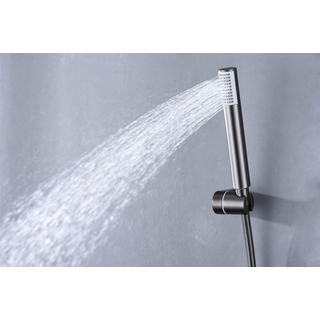 Griferia para ducha monomando serie MONZA acabado negro gun metal - Imagen 2