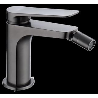 Grifo de bidé monomando serie NAPOLES acabado negro-gun metal - Imagen 1