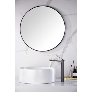 Grifo de lavabo alto monomando serie NAPOLES acabado black gun metal - Imagen 1