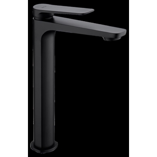 Grifo de lavabo alto monomando serie NAPOLES acabado black gun metal - Imagen 2