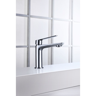 Grifo de lavabo monomando serie LUXOR acabado cromo - Imagen 1