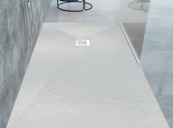 Plato de ducha de resina, gel coat y cargas minerales modelo HLIO EUROPA - Imagen 1