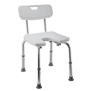 Silla de ducha acabado blanco - Imagen 1